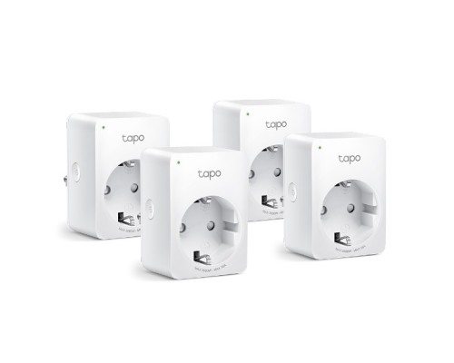 [Сетевое оборудование] TP-Link Tapo P110(4-pack) Умная мини Wi-Fi розетка с мониторингом энергопотребления, 4 шт.