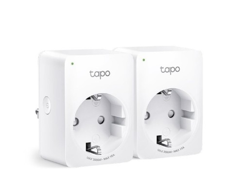 [Сетевое оборудование] TP-Link Tapo P110(2-pack) Умная мини Wi-Fi розетка с мониторингом энергопотребления, 2 шт.