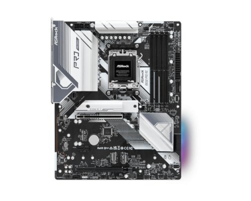 [Материнская плата] Asrock B650 PRO RS,Socket AM5, AMD B650, 4xDDR5-5200,HDMI+DP, 2xPCI-Ex16, 1xPCI-Ex1, 4xSATA3(RAID 0/1/10), 3xM.2, 8 Ch Audio, 1x2.5GLan, (6+3)xUSB2.0, (3+2)xUSB3.2, (1+1)xUSB3.2 Type-C™, ATX, RTL, {5}