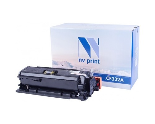 [Расходные материалы] Тонер-картридж NVP NV-CF332A Yellow для HP Color LaserJet M651dn/ M651n/ M651xh (15000k)