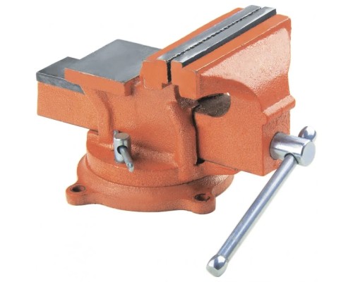 [Тиски] SPARTA Тиски слесарные, 200 мм, поворотные, с наковальней [186295]