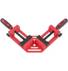 MATRIX Струбцина угловая, быстрозажимная, 65/65 мм, двухкомпонентные обрезиненные рукоятки [20322]