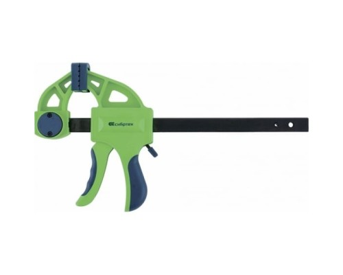 [Ручной инструмент] СИБРТЕХ Струбцина F-образная, быстрозажимная, 450х70х660 мм,пласт.корпус,фиксатор,двухкомп. рук-ка [20566]