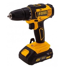 Denzel Дрель-шуруповерт аккумуляторная CDL-18-02BM, Li-Ion, 18 В, 2 акк. [26116]