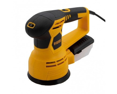 [Шлифовальная машина] Denzel Машина шлифовальная эксцентриковая OS-125, 450 Вт, 6000-12000 об/мин [27601]