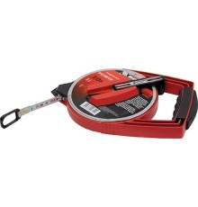 MATRIX Рулетка геодезическая, 30 м х 12,5 мм, металлическая лента, закрытый корпус [31224]