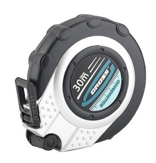 GROSS Рулетка геодезическая 30 м х 13 мм, закр. корп., металл. лента, нейлон [31252]