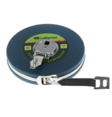 СИБРТЕХ Рулетка геодезическая 20 м х 13 мм, закрытый корпус, фиберглассовая лента [31261]