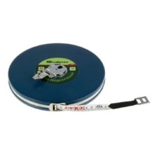 СИБРТЕХ Рулетка геодезическая 50 м х 13 мм, закрытый корпус,фиберглассовая лента [31263]