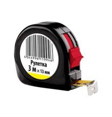 Рулетка 3 м х 13 мм, пластиковый корпус