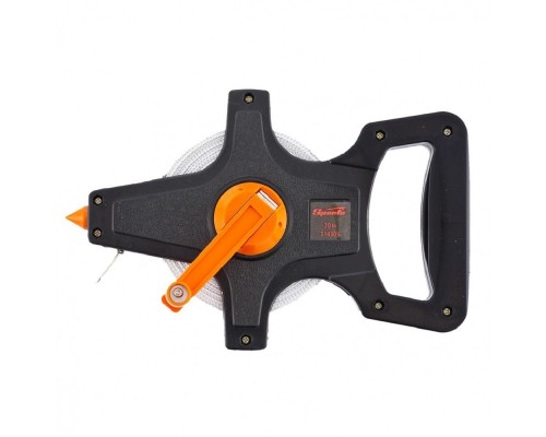 [Лазерные дальномеры, уровни, детекторы] SPARTA Рулетка геодезическая, 20 м х 12,5 мм, лента ПВХ, открытый корпус [314305]