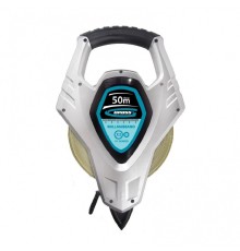 GROSS Рулетка геодезическая 50 м х 13 мм, откр. корп., металл. лента, нейлон [31480]