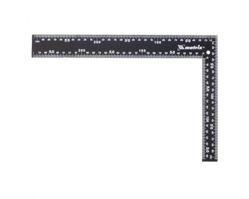 [Лазерные дальномеры, уровни, детекторы] MATRIX Угольник, 200 мм х 300 мм, цельнометаллический [32370]
