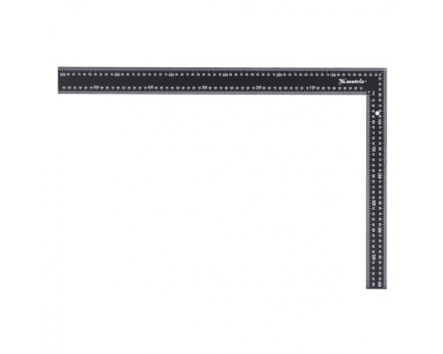 [Лазерные дальномеры, уровни, детекторы] MATRIX Угольник, 400 мм х 600 мм, цельнометаллический [32371]