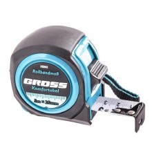 GROSS Рулетка Komfortabel, 5 м х 25 мм, обрезиненный корпус [32562]
