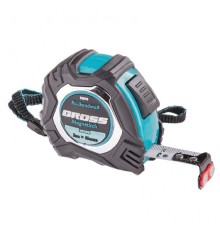 GROSS Рулетка Magnetisch, 3м х 16мм,обрезин. корпус,автоматич. фиксация, нейлон. покр.,магн. зацеп [32570]