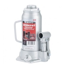 MATRIX Домкрат гидравлический бутылочный, 12 т, h подъема 230–465 мм [50727]