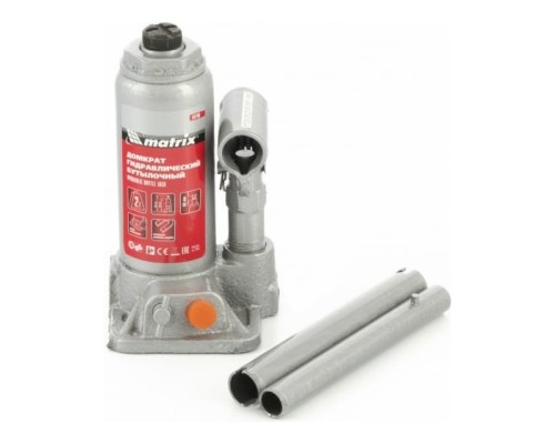 [Домкраты] MATRIX Домкрат гидравлический бутылочный, 2 т, h подъема 158–308 мм [50760]
