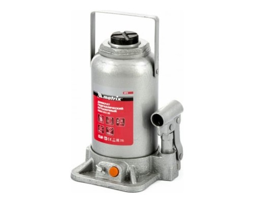[Домкраты] MATRIX Домкрат гидравлический бутылочный, 20 т, h подъема 244–449 мм [50778]