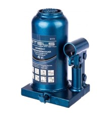 STELS Домкрат гидравлический бутылочный телескопический, 4 т, h подъема 170–420 мм [51116]