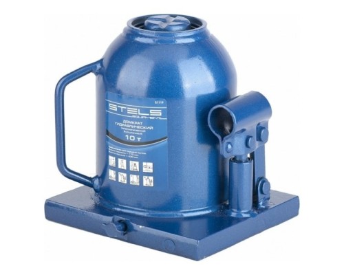 [Домкраты] STELS Домкрат гидравлический бутылочный телескопический, 10 т, h подъема 170–430 мм [51119]