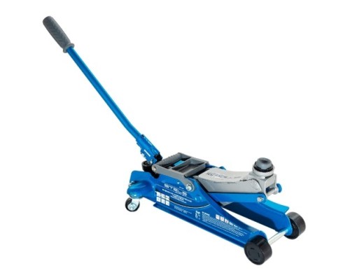 [Домкраты] STELS Домкрат гидравлический подкатной, поворотная рукоятка, 2т LOW PROFILE, 100-350 мм [51131]