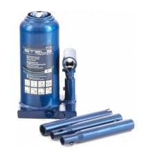 STELS Домкрат гидравлический бутылочный телескопический, 4 т, h подъема 190–480 мм [51140]