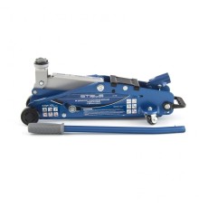 STELS Домкрат гидравлический подкатной с фиксатором, 2,5т SAFETY PIN, 140-385 мм [51152]