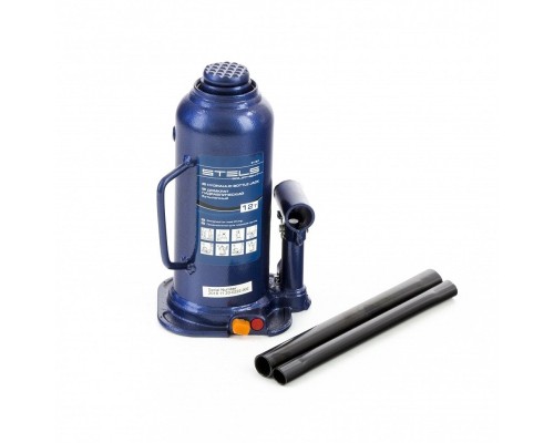 [Домкраты] STELS Домкрат гидравлический бутылочный, 12 т, h подъема 227–457 мм [51167]