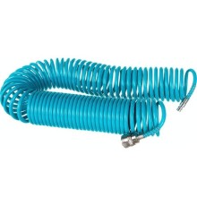 STELS Полиуретановый спиральный шланг профессиональный BASF, 15 м, с быстросъемными соединением [57009]