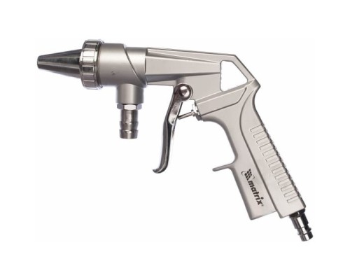 [Компрессоры] MATRIX Пистолет пескоструйный со шлангом, пневматический [57328]
