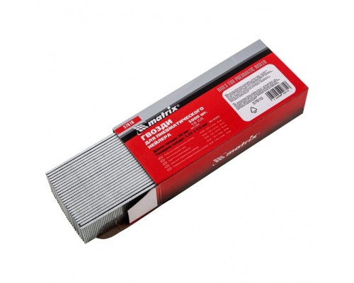 [Компрессоры] MATRIX Гвозди для пнев. нейлера, длина - 30 мм, ширина - 1,25 мм, толщина - 1 мм, 5000 шт [57610]