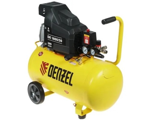 [Компрессоры] Denzel Компрессор воздушный  DK1800/50,Х-PRO 1,8 кВт, 280л/мин, 50л [58068]