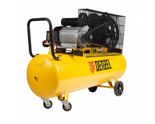 [Компрессоры] Denzel Компрессор воздушный рем. привод BCV2300/100, 2,3 кВт, 100 литров, 440 л/мин [58111]