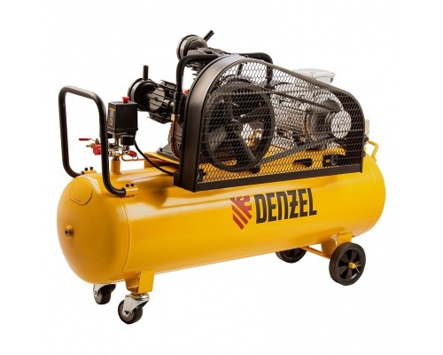 [Компрессоры] Denzel Компрессор воздушный рем. привод BCW3000-T/100, 3,0 кВт, 100 литров, 520 л/мин [58118]