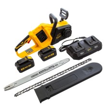 Denzel Цепная пила аккумуляторная бесщет. RCS400-36, Li-ion, 36 В, 4 Ач, шина 400 мм [58610]