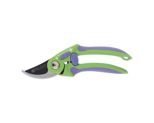 [Секаторы] PALISAD Секатор прямого реза, 215 мм, регулировка захвата, двухкомпонентные рукоятки [60485]