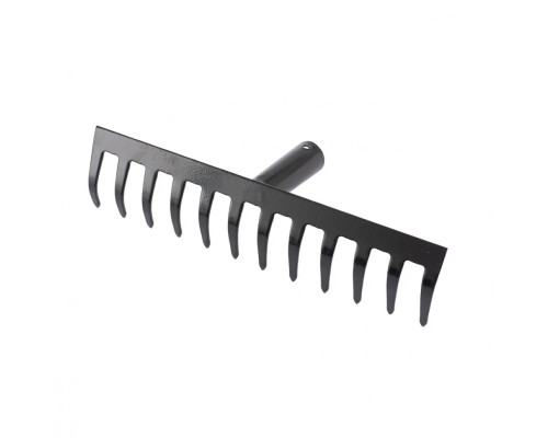 [Грабли, Вилы, Лопаты] СИБРТЕХ Грабли стальные, 300 мм, 12 прямых зубьев, без черенка, Россия [61746]