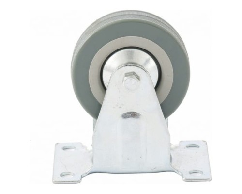 [Тачки] СИБРТЕХ Колесо неповоротное, диаметр 75 мм, крепление  платформенное [68708]