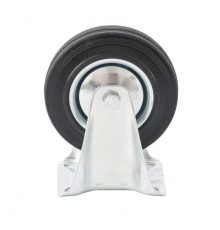 СИБРТЕХ Колесо неповоротное, диаметр 200 мм, крепление  платформенное [68712]