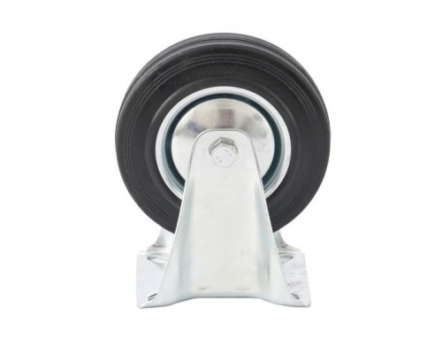 [Тачки] СИБРТЕХ Колесо неповоротное, диаметр 200 мм, крепление  платформенное [68712]