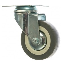 СИБРТЕХ Колесо поворотное, диаметр 75 мм, крепление  платформенное [68714]