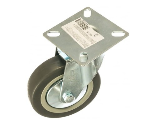 [Тачки] СИБРТЕХ Колесо поворотное, диаметр 100 мм, крепление  платформенное [68715]