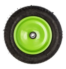 СИБРТЕХ Колесо пневматическое 3.00-8, длина оси 90мм ,подшипник 16мм [68971]