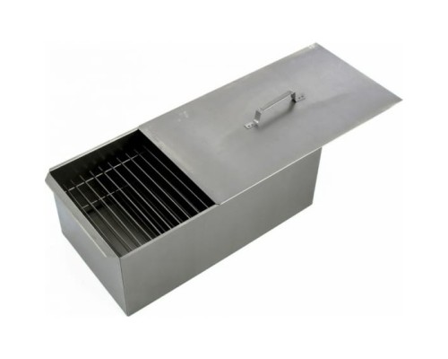 [Мангалы, шампуры] PALISAD Коптильня двухъярусная большая 600х320х250 мм, 0,8 мм, с поддоном, Россия Camping [69529]