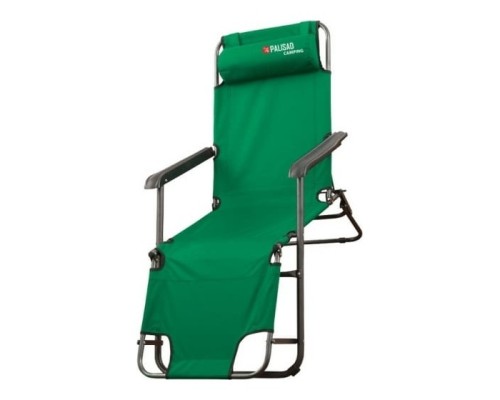 [Мангалы, шампуры] PALISAD Кресло-шезлонг двухпозиционное 156х60х82 см, Camping [69587]
