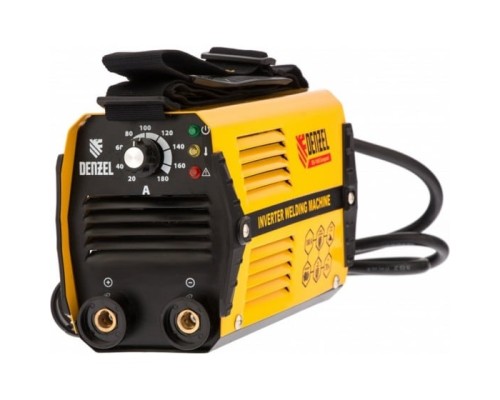 [Сварочное оборудование, Инверторы] Denzel Аппарат инвертор. дуговой сварки DS-180 Compact, 180 А, ПВ 70%, диам.эл. 1,6-4 мм [94372]