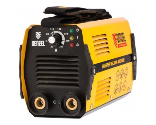 [Сварочное оборудование, Инверторы] Denzel Аппарат инвертор. дуговой сварки DS-230 Compact, 230 А, ПВ 70%, диам.эл. 1,6-5 мм [94374]
