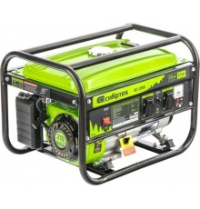 СИБРТЕХ Генератор бензиновый БС-2800, 2,5 кВт, 230В, 4-х такт., 15 л, ручной стартер [94543]