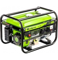 СИБРТЕХ Генератор бензиновый БС-3500, 3,2 кВт, 230В, 4-х такт., 15 л, ручной стартер [94544]